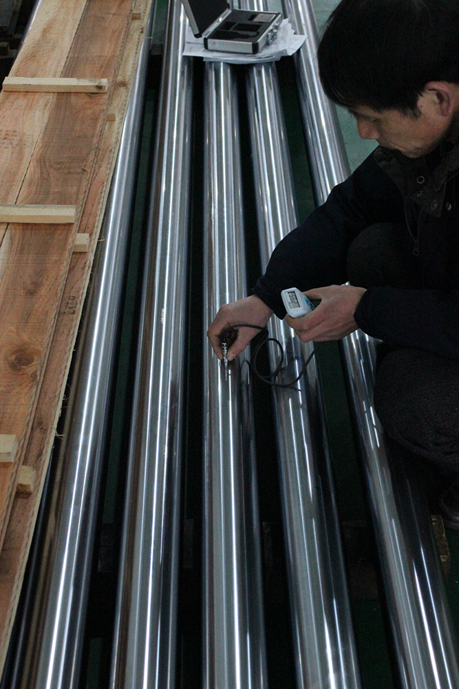 軸類半成品原（yuán）材料（liào）鍍層膜厚檢測