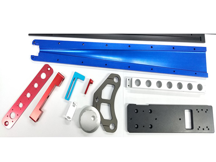 CNC機加完成後黑（hēi）色/本色/彩色定製（zhì）/硬質陽極氧化（huà）處理